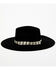 Brixton Women's Leigh Felt Fedora, Black, hi-res