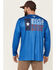 Image #4 - Columbia Men's Navy Tackle Texas Flag Back Graphic Long Sleeve Thermal T-Shirt, Navy, hi-res
