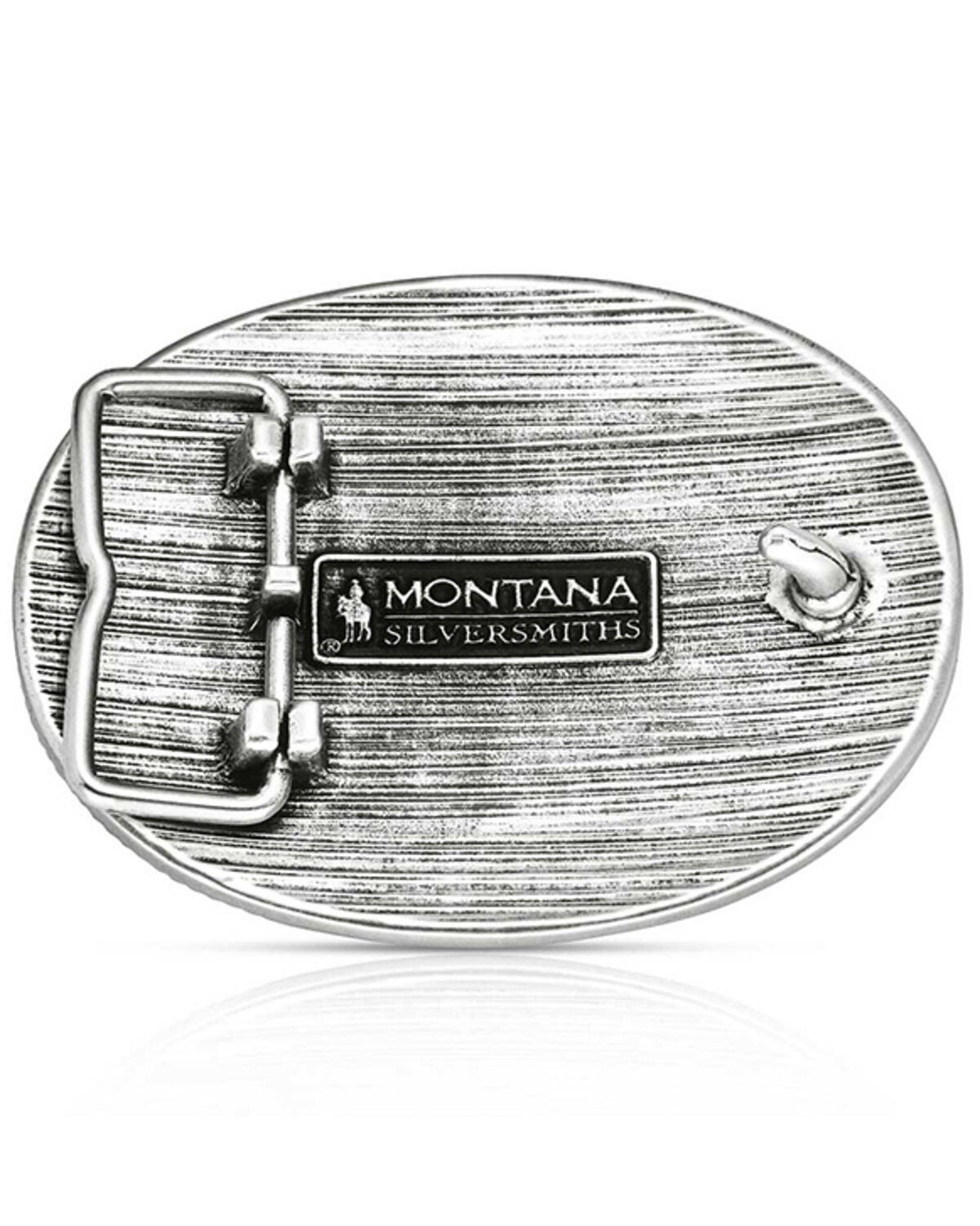 Image #2 - Montana Silversmiths Men's In God We Trust Patriotic Belt Buckle, Silver, hi-res