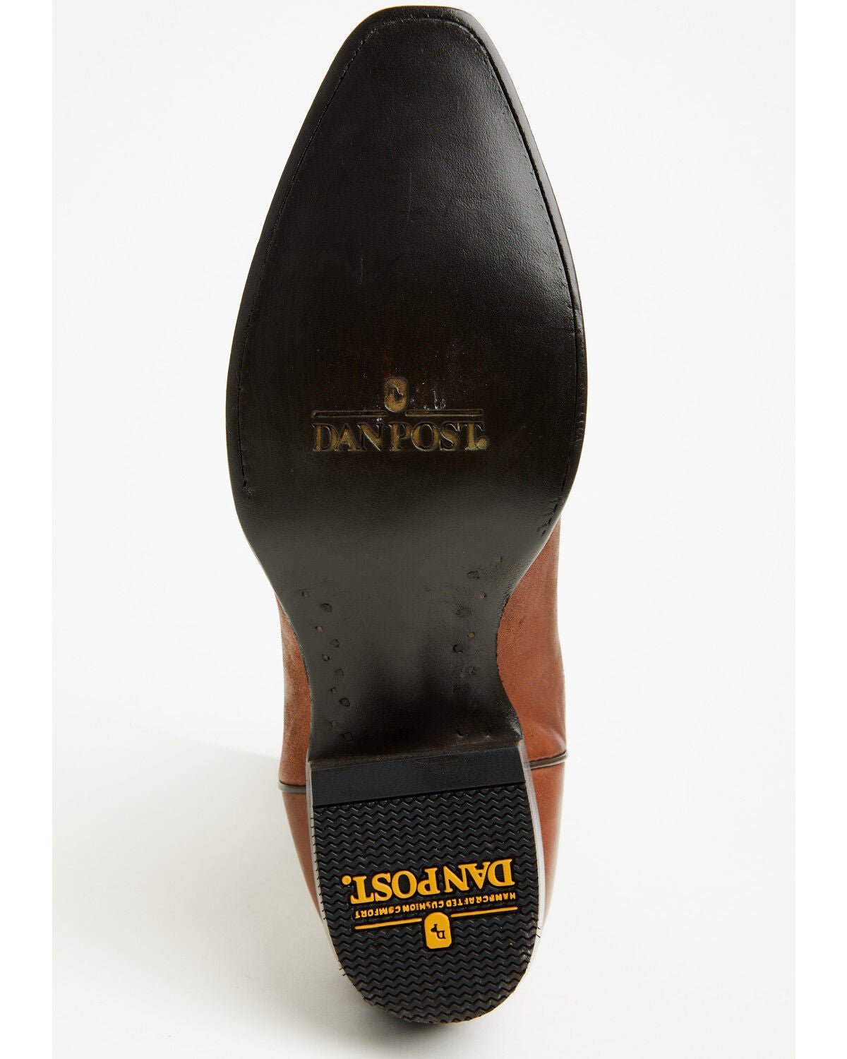 Image #7 - Dan Post Men's Gallup Western Boots - Snip Toe, Brown, hi-res