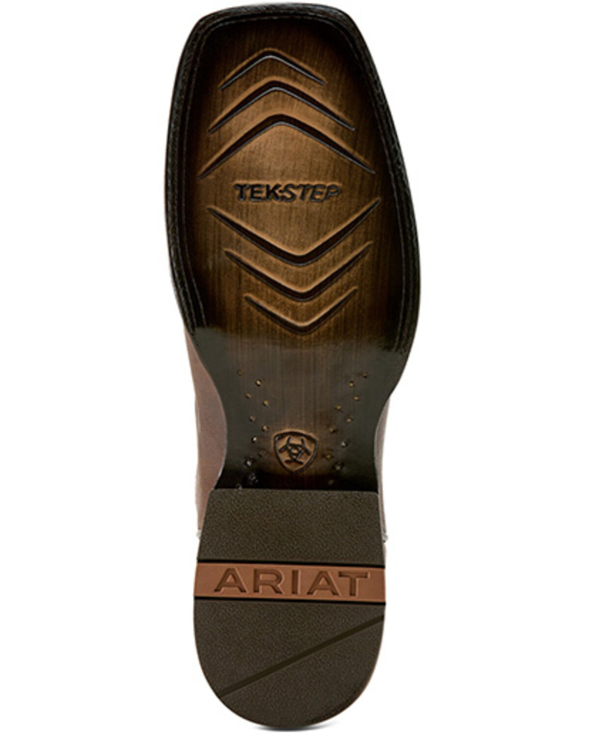 Image #5 - Ariat Men's Cattle Creek Western Boots - Broad Square Toe, Brown, hi-res