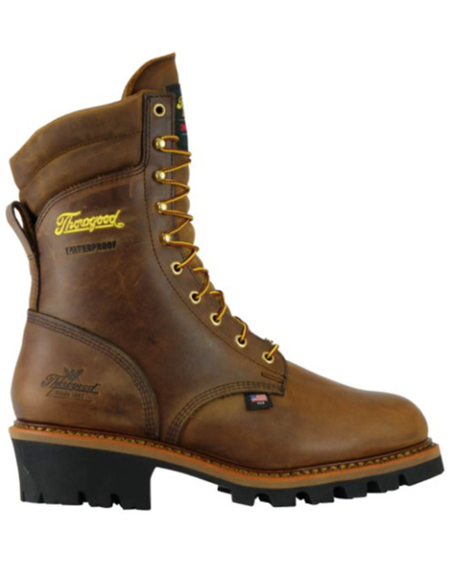 Safety toe logger boots discount