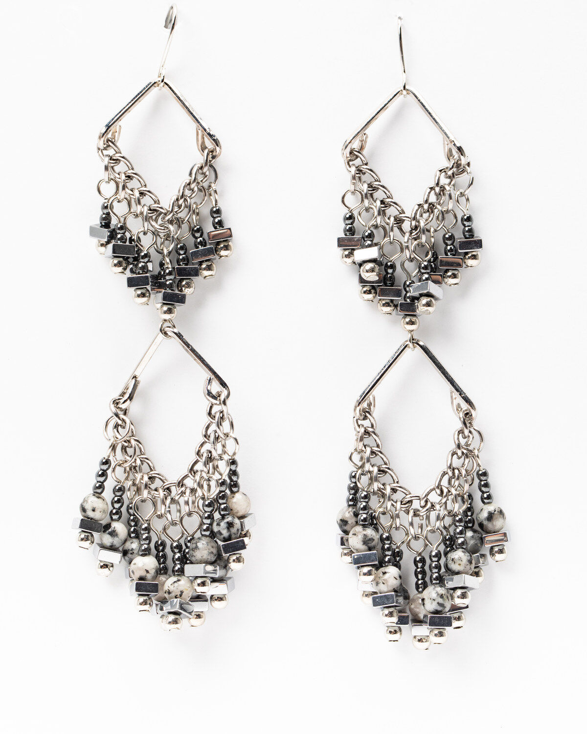 Image #1 - Idyllwind Women's Half Way There Drop Earrings, Silver, hi-res