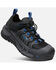 Keen Men's Birmingham Lace-Up Waterproof Work Sneaker - Carbon Fiber Toe, Blue, hi-res