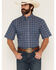 Image #2 - Wrangler Riata Men's Assorted Plaid Print Short Sleeve Button-Down Western Shirt - Big, Multi, hi-res