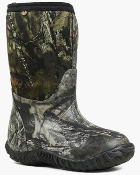 Bogs Toddler Boys' Classic Mossy Oak Rain Boots - Round Toe, Camouflage, hi-res