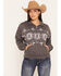 Image #1 - Ariat Women's Fern 1/2 Zip Pullover, Black, hi-res
