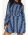 Rock & Roll Denim Women's  Bandana Print Dress, Navy, hi-res