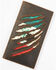Cody James Men's Mexican Flag Rodeo Checkbook Wallet, Brown, hi-res