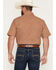 Image #4 - Ely Walker Men's Geo Print Short Sleeve Pearl Snap Western Shirt - Big, Tan, hi-res
