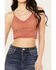 Image #3 - Fornia Women's Floral Lace Bralette, Rust Copper, hi-res