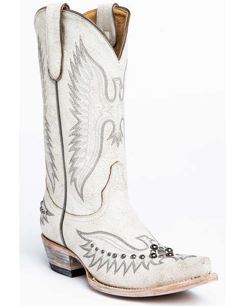 Idyllwind Women's Trouble Western Boots - Snip Toe, White, hi-res