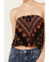 Free People Women's Borderline Tube Top, Black, hi-res