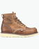 Image #2 - Carolina Men's AMP 6" Roughout Moc Wedge Work Boots - Soft Toe, Brown, hi-res