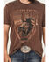 Image #3 - Wrangler Men's For The Ride Of Life Short Sleeve Graphic T-Shirt, Dark Brown, hi-res