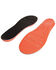 Impacto Anti-Fatigue Memory Foam ESD Insoles - Men's Size 10-11, Black/orange, hi-res