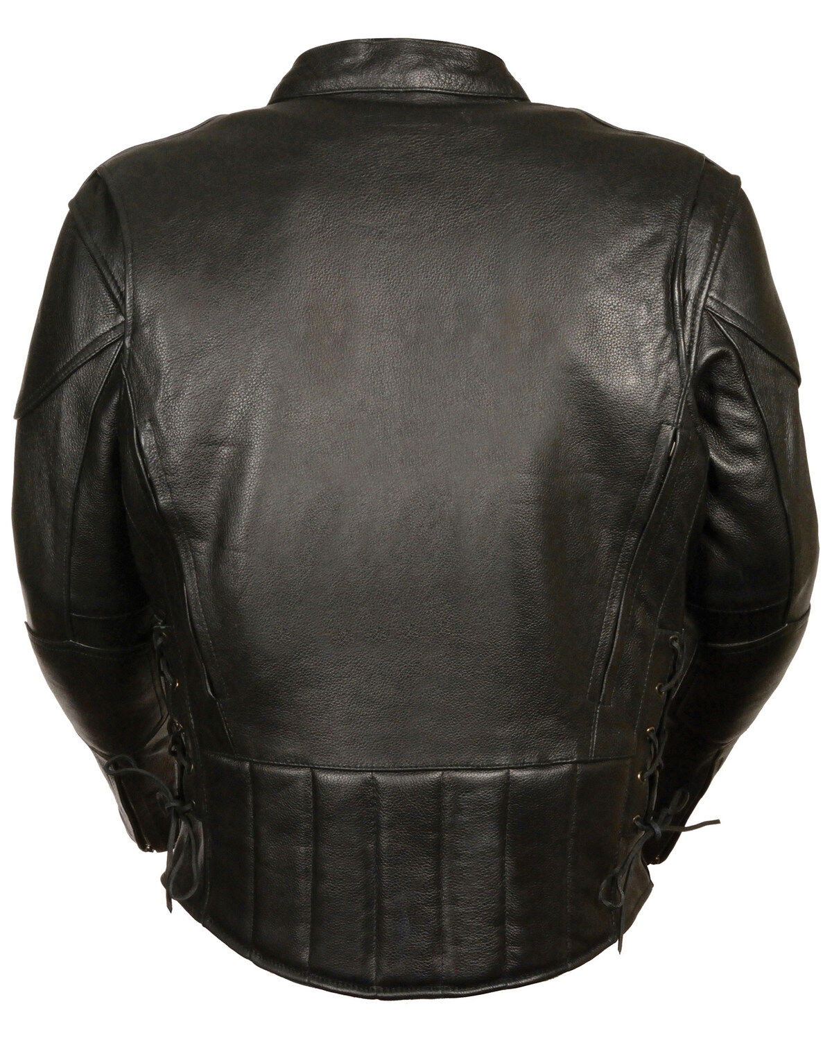 Image #3 - Milwaukee Leather Men's Lace Side Vented Scooter Jacket - 5X, Black, hi-res