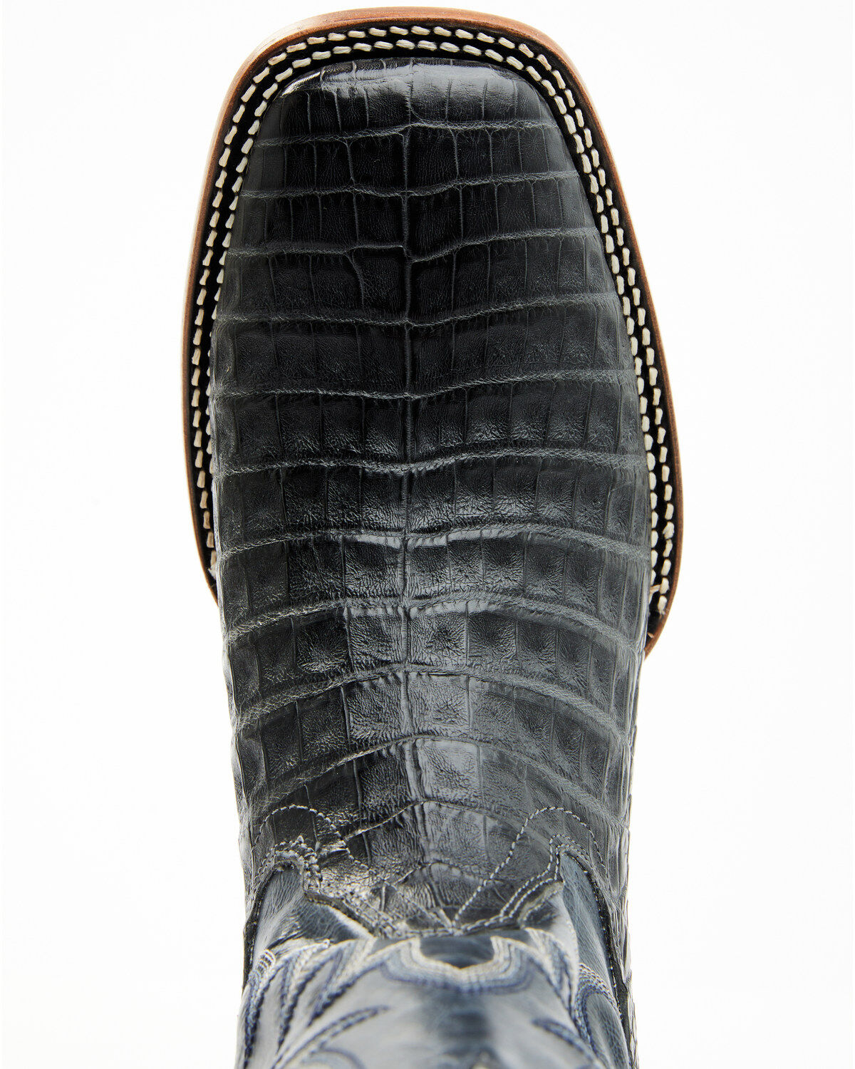 Image #6 - Cody James Men's Exotic Caiman Belly Western Boots - Broad Square Toe, Black, hi-res
