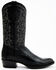 Image #2 - Cody James Men's Exotic Ostrich Leg Western Boots - Round Toe, Black, hi-res