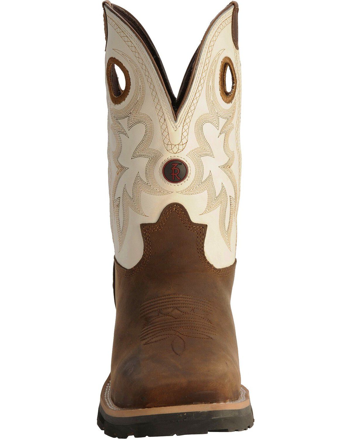 Image #4 - Tony Lama 3R White Waterproof Cheyenne Chaparral Boots - Composite Toe, , hi-res