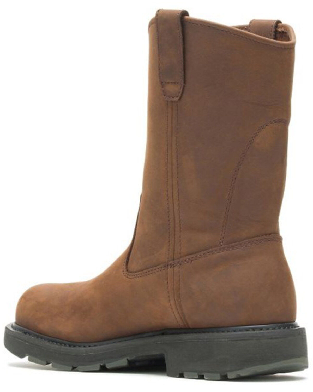 Image #4 - Wolverine Men's Steel Toe Wellington Work Boots, Brown, hi-res