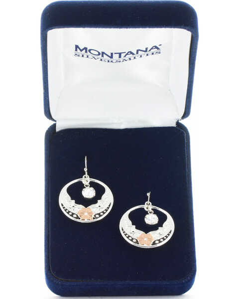 Image #3 - Montana Silversmiths Women's Evening Star's Wild Rose Earrings, No Color, hi-res