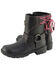 Image #3 - Milwaukee Leather Women's Lace-Up Motorcycle Boots - Round Toe, Black, hi-res