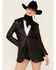 Understated Leather Women's Long Leather Blazer, , hi-res