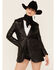 Image #1 - Understated Leather Women's Long Leather Blazer, , hi-res