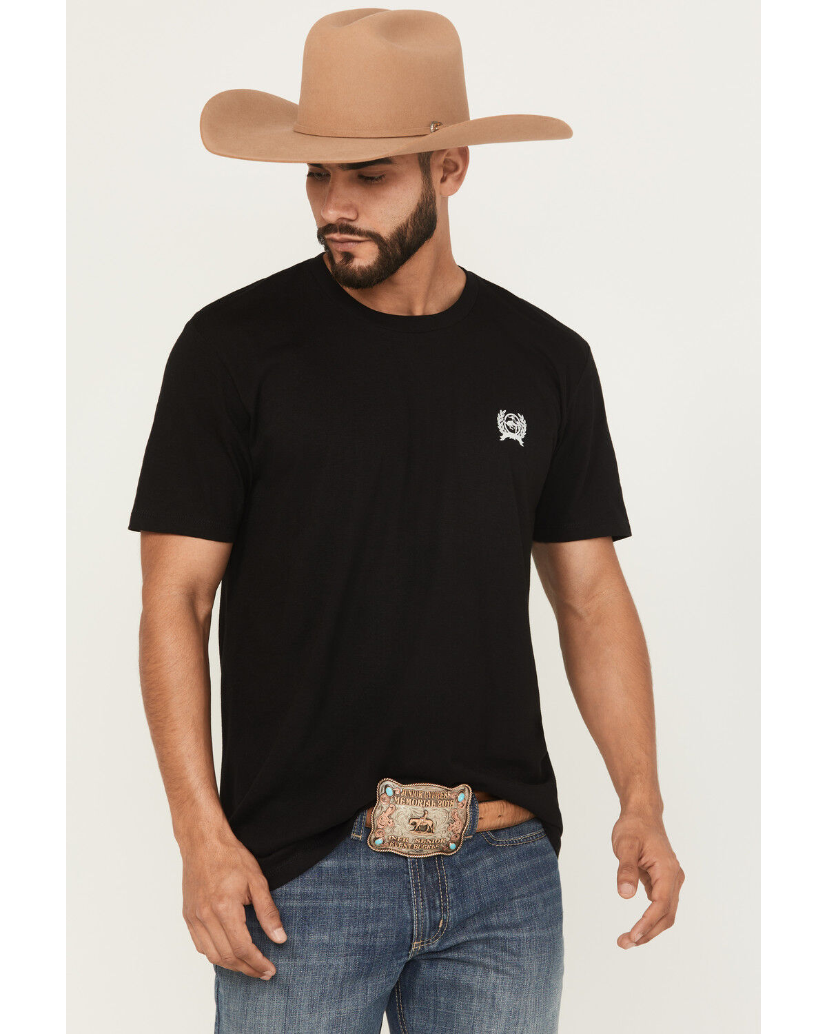 Image #2 - Cinch Men's Boot Barn Exclusive Logo Short Sleeve Graphic T-Shirt, Black, hi-res