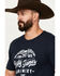 Image #2 - Cody James Men's Wooden Nickel Brewery Short Sleeve Graphic T-Shirt, Navy, hi-res