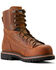 Image #1 - Ariat Men's 8" Longview Shock Shield Waterproof Boots - Composite Toe, Brown, hi-res