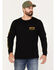 Brixton Men's Tune Up Long Sleeve Graphic T-Shirt, Black, hi-res