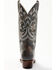 Image #5 - Shyanne Women's Iona Floral Studded Western Boots - Snip Toe, Grey, hi-res