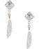 Image #2 - Montana Silversmiths Women's American Legends Feather Earrings, Silver, hi-res