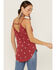 Shyanne Women's Star Print Cami, Red, hi-res