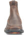 Image #4 - Phantom Rider Men's 6" Romeo Pull-On Ankle Boots - Moc Toe, Brown, hi-res