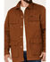 Wrangler Men's Quilted Yoke Chore Jacket, Brown, hi-res