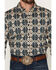 Image #3 - RANK 45&reg; Men's Mohave Southwestern Print Long Sleeve Button-Down Stretch Western Shirt, Navy, hi-res