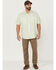 Resistol Men's Solid Short Sleeve Button Down Western Shirt , Sage, hi-res