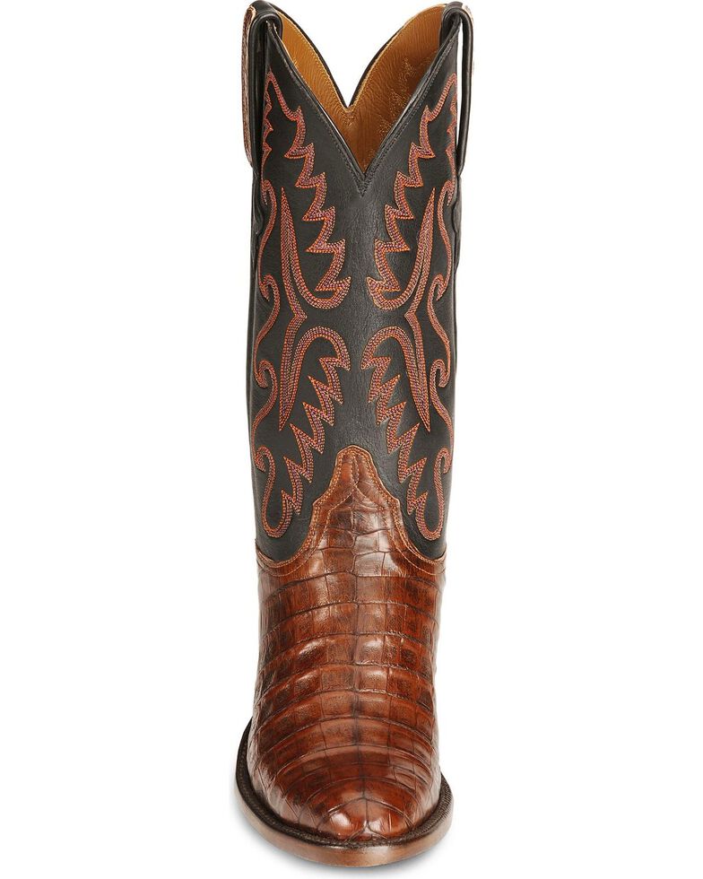 Lucchese Handmade Classics Caiman Ultra Belly Cowboy Boots - Medium Toe