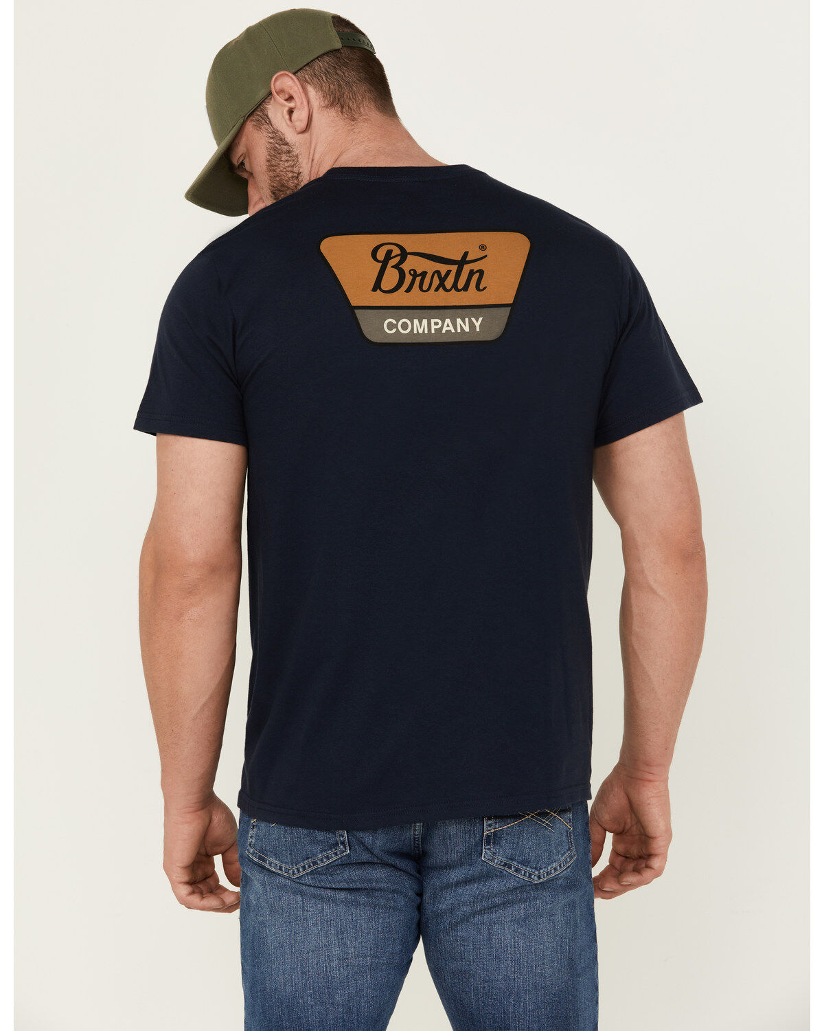 Image #1 - Brixton Men's Linwood Logo Short Sleeve Graphic T-Shirt, , hi-res