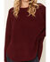 Image #3 - Cotton & Rye Women's Round Bottom Sweater, Burgundy, hi-res