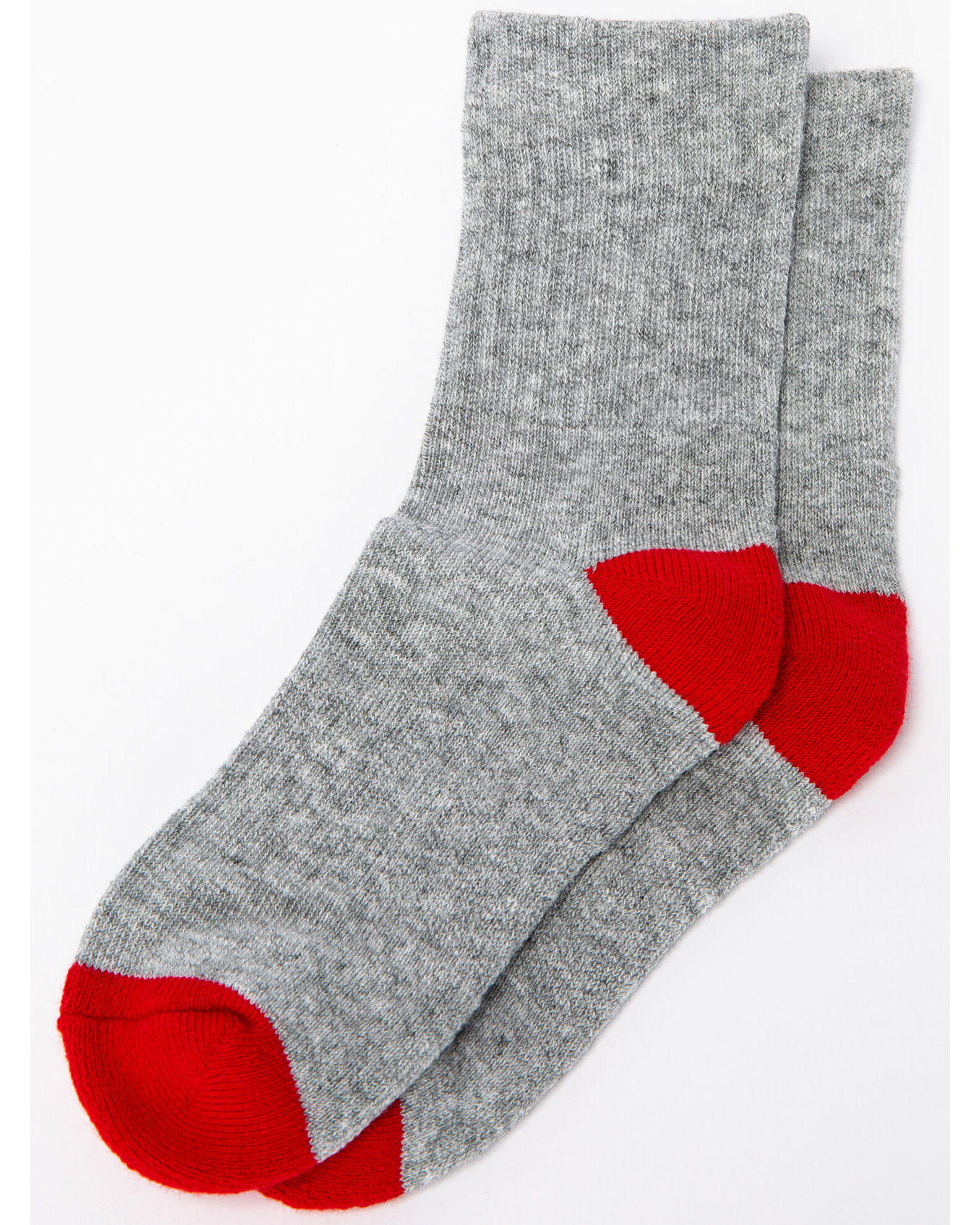 Image #1 - Cody James Boys' Crew Socks, Heather Grey, hi-res