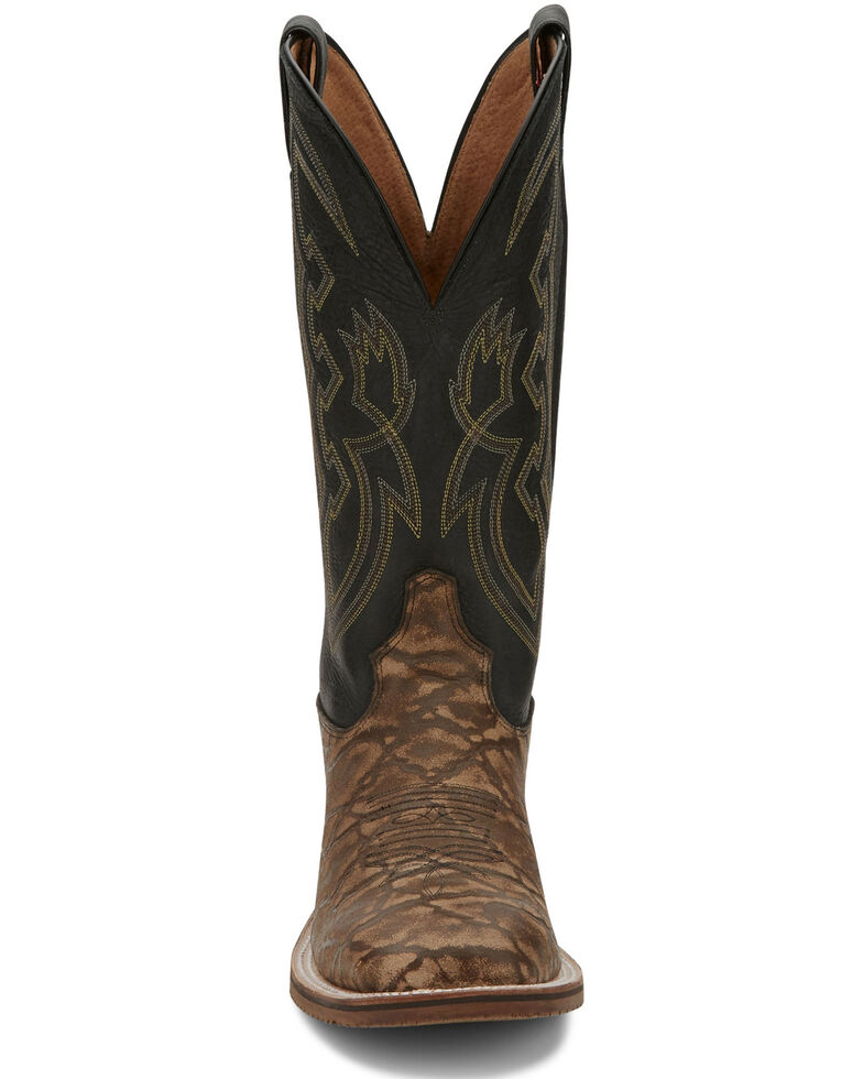 taupe western booties