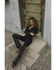 Image #1 - Idyllwind Women's Legend High Rise Boot Stitch Bootcut Super Stretch Denim Jeans, Black, hi-res