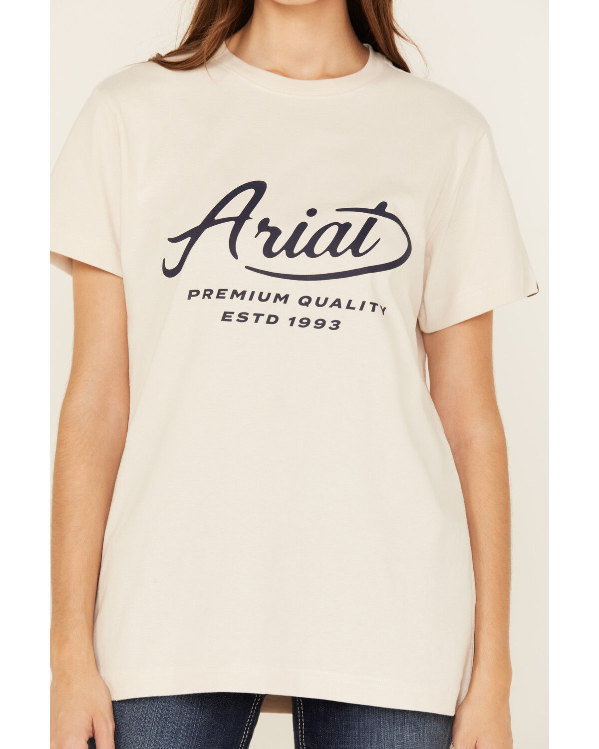 Image #3 - Ariat Women's Rebar Logo Short Sleeve Graphic Work Tee, Grey, hi-res