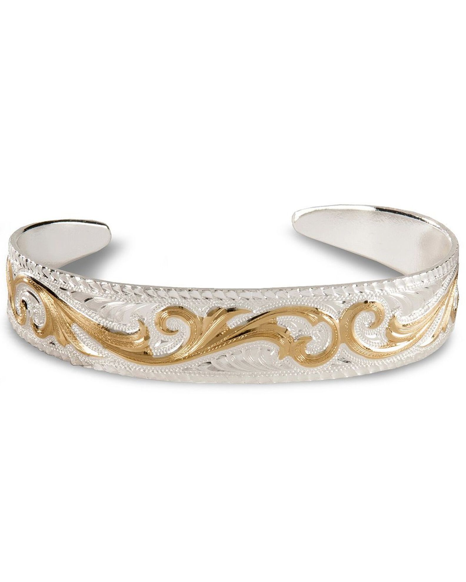 Montana Silversmiths Tapered Scroll Cuff Bracelet Boot Barn