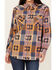 Image #3 - Wrangler Retro Women's Western Vintage Plaid Print Boyfriend Long Sleeve Snap Western Shirt, Multi, hi-res