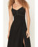 Image #3 - Idyllwind Women's Gina Studded Faux Suede Sleeveless Midi Dress, Black, hi-res